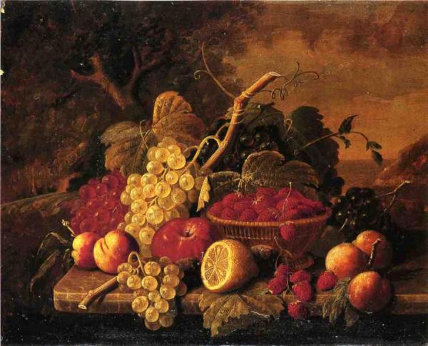 Still Life With Fruit by Severin Roesen