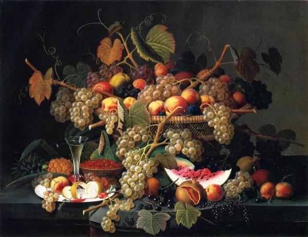 Still Life With Fruit by Severin Roesen
