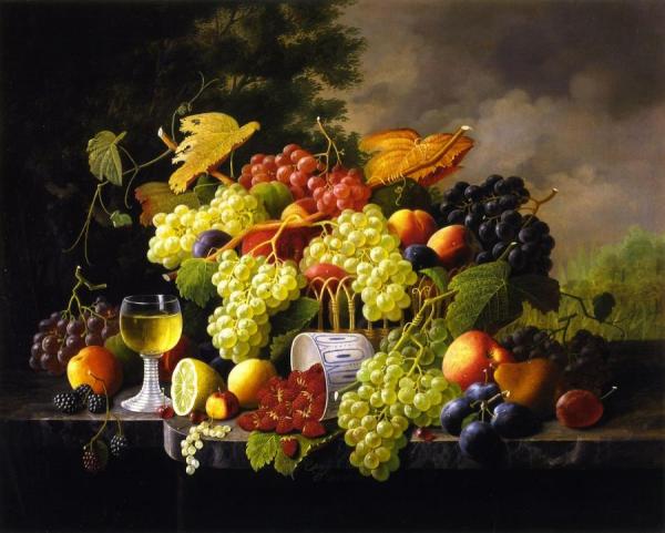 Still Life With Fruit by Severin Roesen