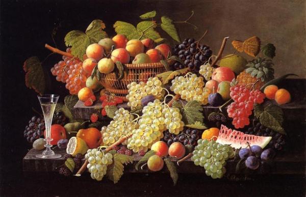 Still Life With Fruit by Severin Roesen