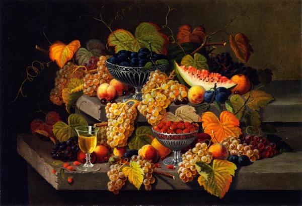 Still Life With Fruit by Severin Roesen