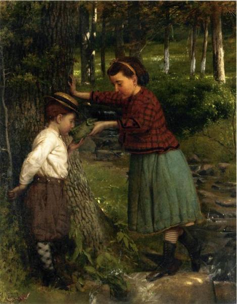 At The Brook by Seymour Joseph Guy