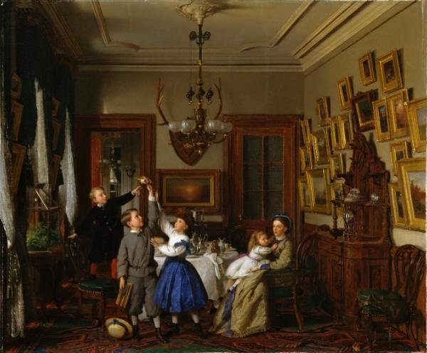 The Contest For The Bouquet by Seymour Joseph Guy
