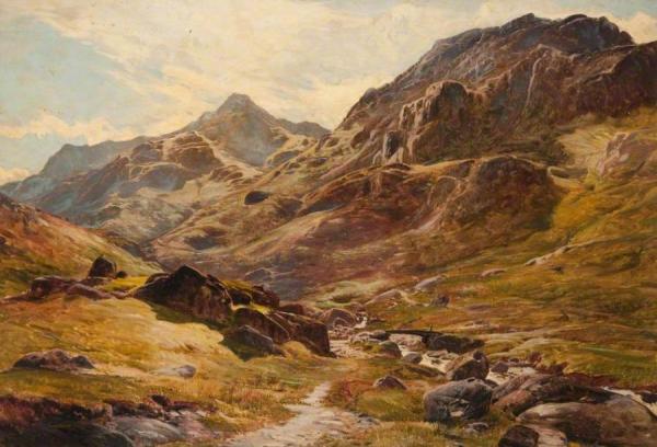 A View In Cumberland by Sidney Richard Percy Oil Painting Reproductions