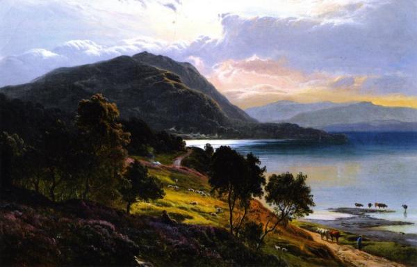 Loch Linne by Sidney Richard Percy Oil Painting Reproductions