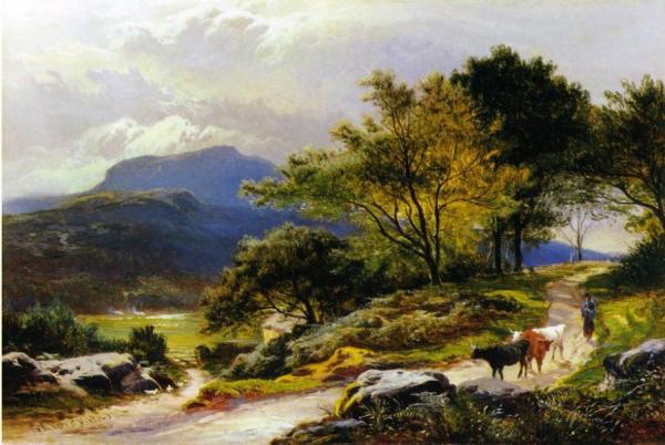 Near Llyn Crafnant by Sidney Richard Percy