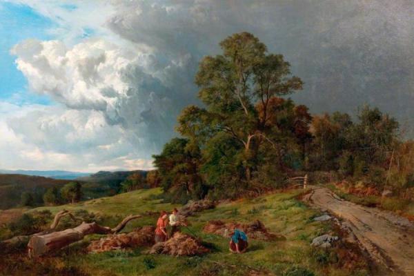 The Fern Gatherers by Sidney Richard Percy