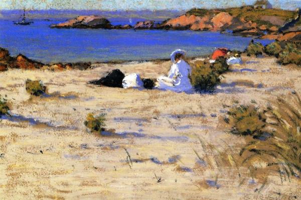 At The Beach by Sidney Richmond Burleigh