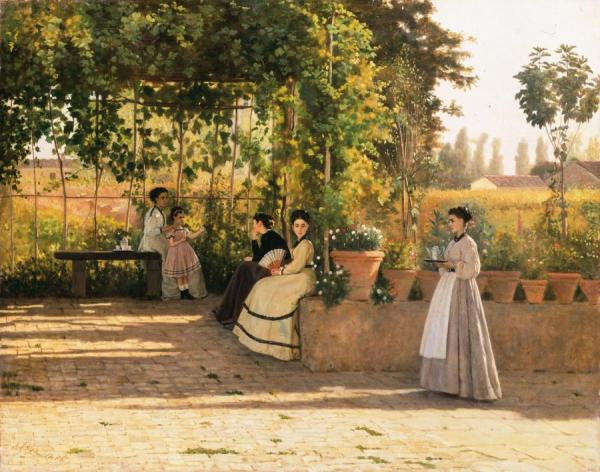 Il Pergolato by Silvestro Lega