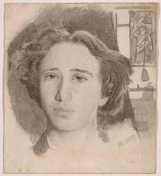 Self-portrait by Simeon Solomon