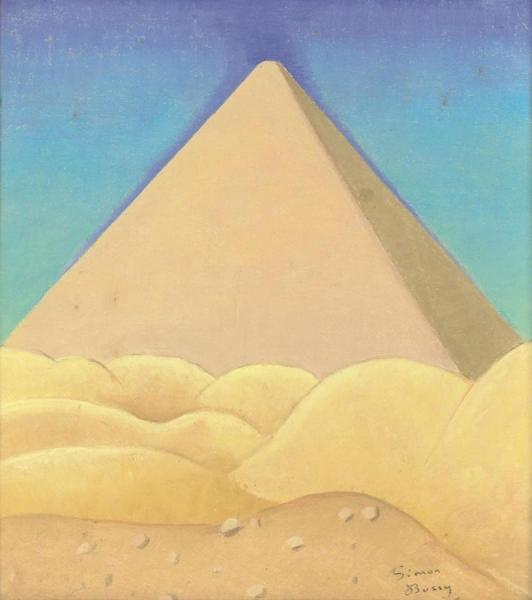 The Pyramid Of Cheops by Simon Bussy Oil Painting Reproductions