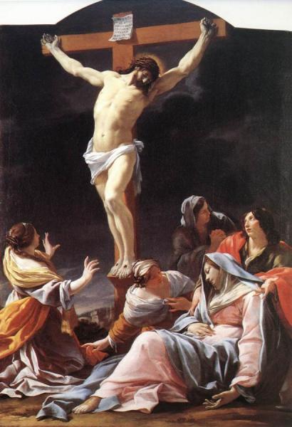 Crucifixion by Simon Vouet Oil Painting Reproductions