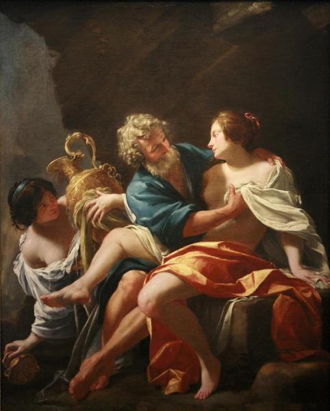 Loth And His Daughters by Simon Vouet