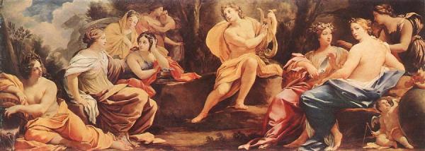 Parnassus by Simon Vouet