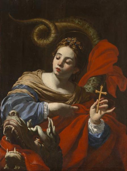 Saint Margaret,c. 1620 by Simon Vouet