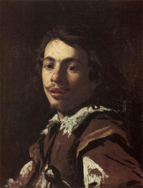 Self-portrait by Simon Vouet Oil Painting Reproductions