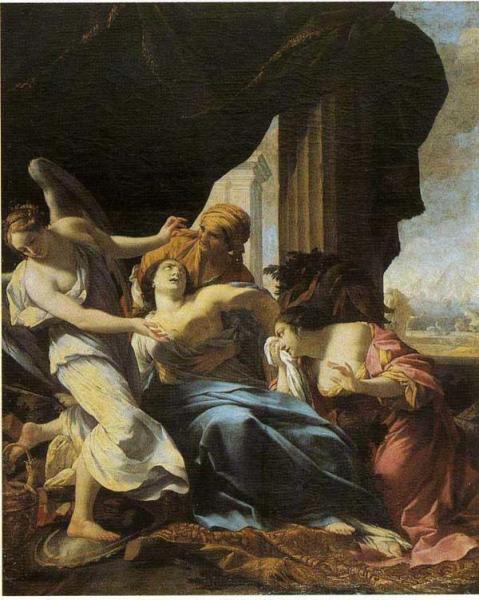 The Death Of Dido by Simon Vouet Oil Painting Reproductions