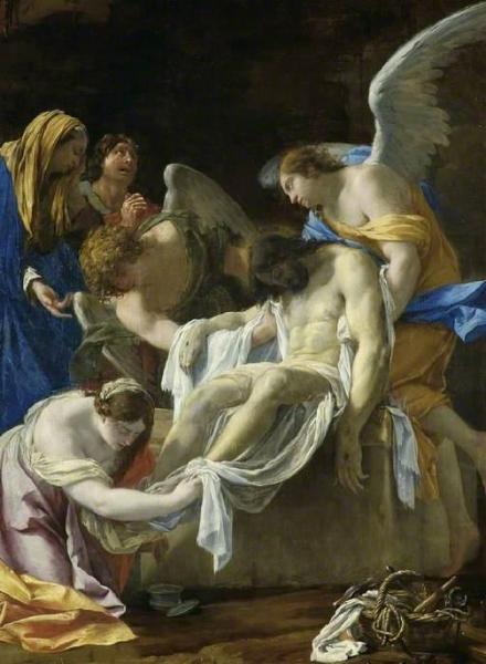 The Entombment by Simon Vouet