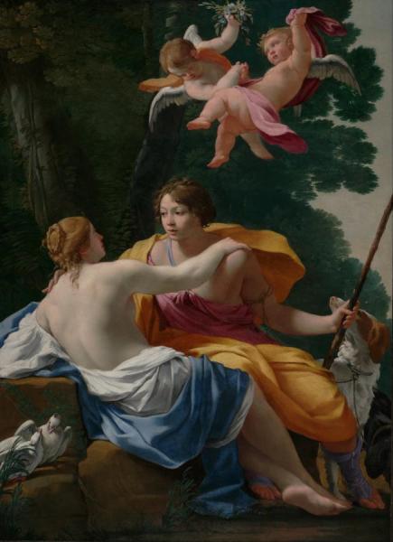Venus And Adonis by Simon Vouet Oil Painting Reproductions