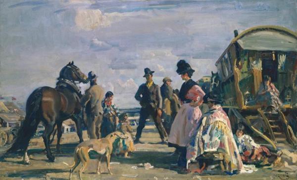 Epsom Downs - City And Suburban Day, 1919 by Sir Alfred James Munnings