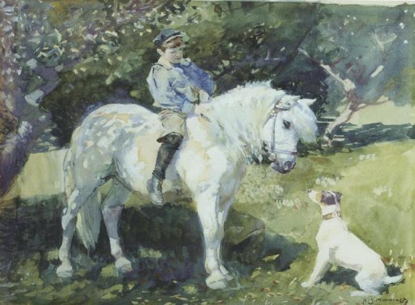 An Old Favorite by Sir Alfred James Munnings