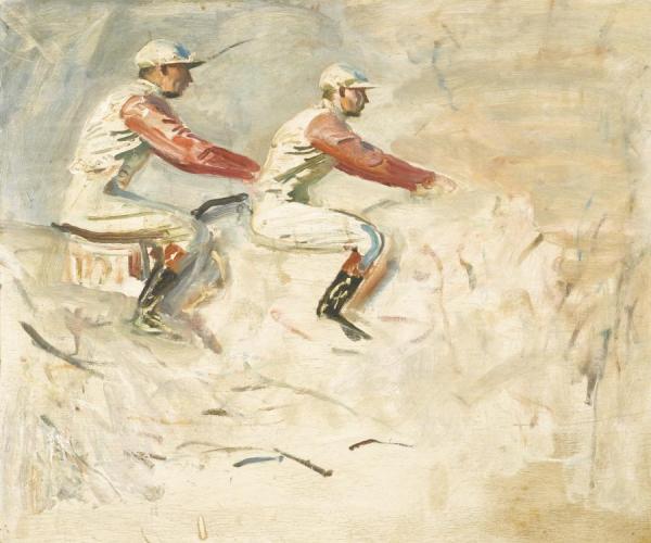 Study For The Start by Sir Alfred James Munnings Oil Painting Reproductions