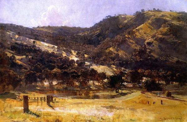 Afternoon Light, Goulburn Valley by Sir Arthur Streeton