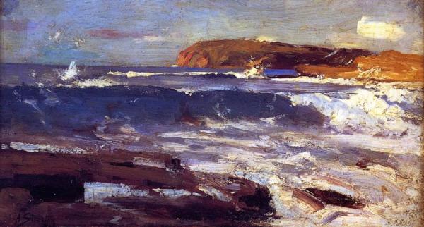 An Impression From The Deep by Sir Arthur Streeton