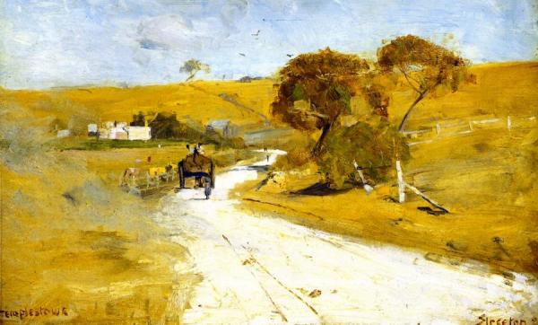 At Templestowe by Sir Arthur Streeton