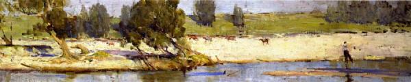 Banks Of The Hawkesbury by Sir Arthur Streeton