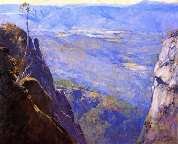 Blue Depths by Sir Arthur Streeton