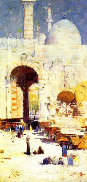 Cairo Street by Sir Arthur Streeton