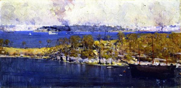 Cremorne by Sir Arthur Streeton
