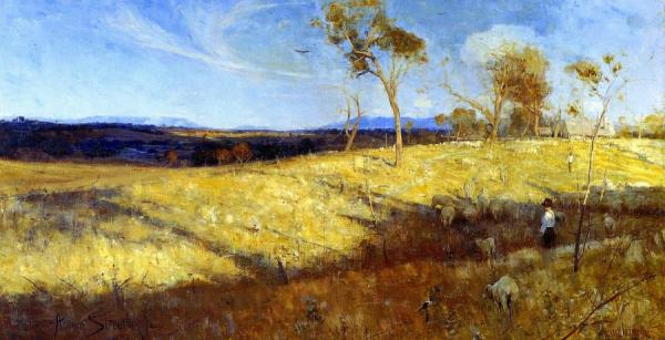 Golden Summer, Eaglemont by Sir Arthur Streeton