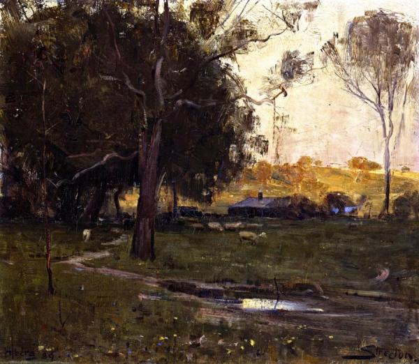 Greeve's Farm - Heidelberg by Sir Arthur Streeton