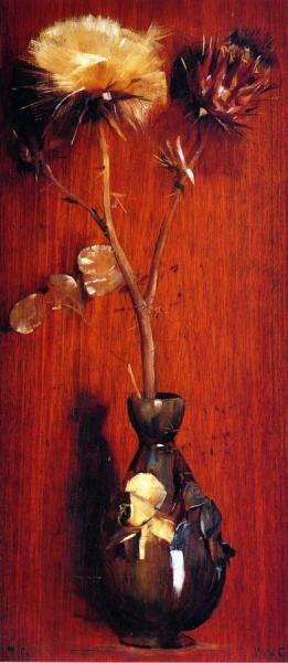 Honesty And Artichokes by Sir Arthur Streeton