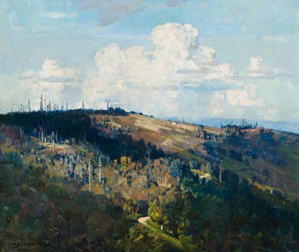 Mernda Hill by Sir Arthur Streeton