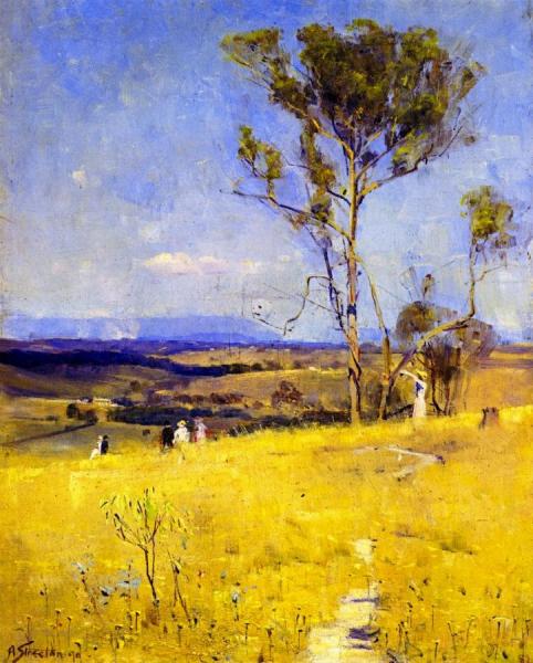 Near Heidelberg by Sir Arthur Streeton