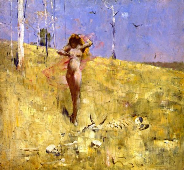 Spirit Of The Drought by Sir Arthur Streeton