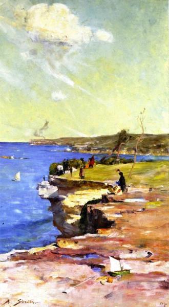 The Blue Pacific by Sir Arthur Streeton
