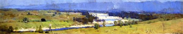 The Hawkesbury River by Sir Arthur Streeton