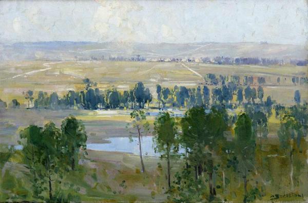 The Somme Valley by Sir Arthur Streeton