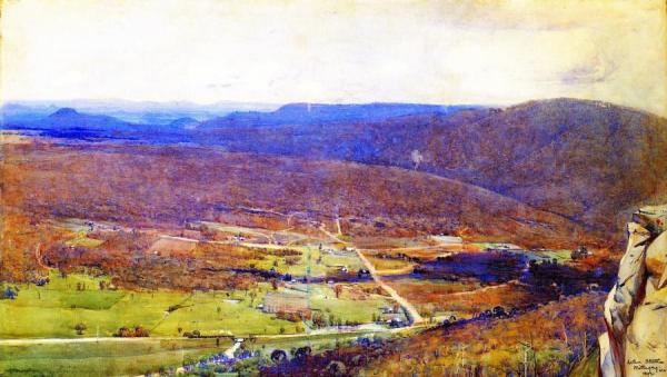 The Valley Of The Mittagong by Sir Arthur Streeton