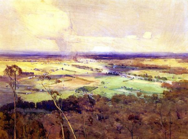 The Valley Of The Nepean by Sir Arthur Streeton