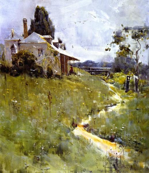 Traveller's Rest by Sir Arthur Streeton