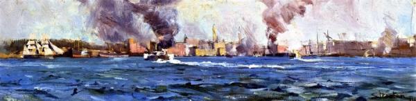 View Of Sydney Cve by Sir Arthur Streeton