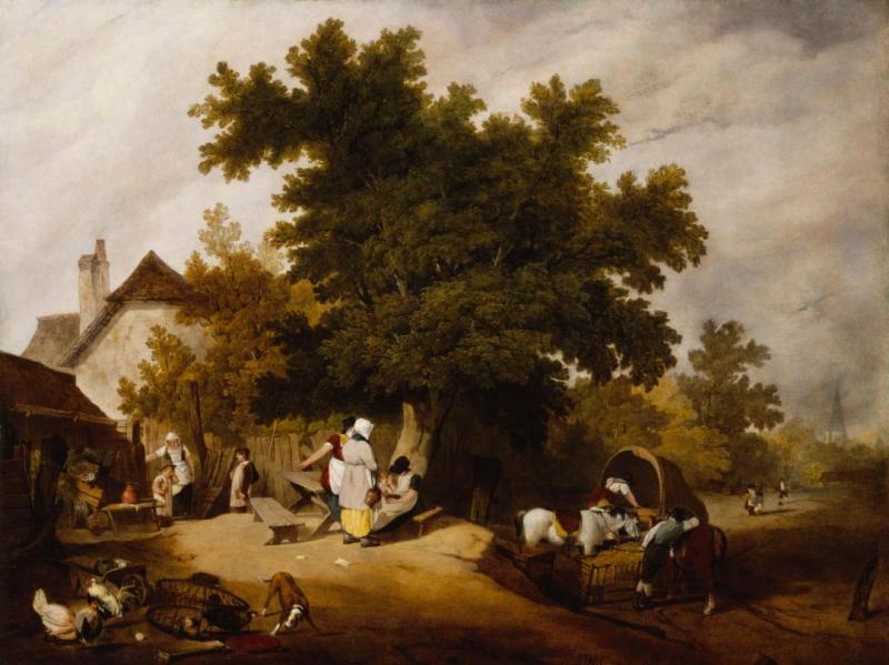 Morning, 1810 by Sir Augustus Wall Callcott