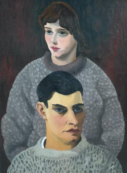 David And Barbara Carr, C.1940 by Sir Cedric Morris