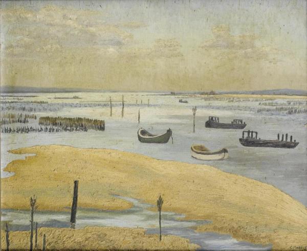 Landscape, Le Bassin D'arcachon by Sir Cedric Morris