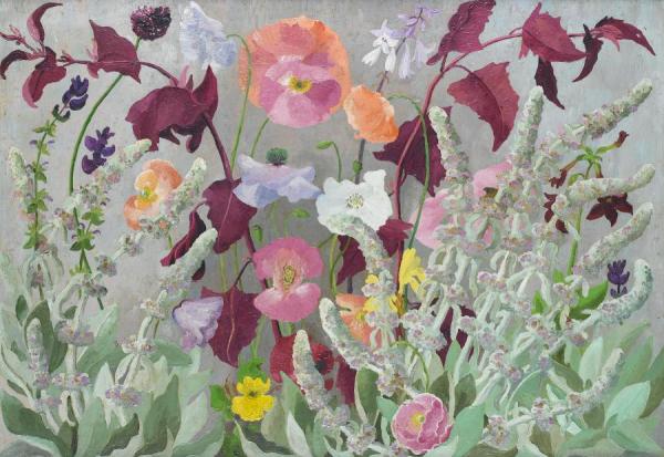 Poppies by Sir Cedric Morris Oil Painting Reproductions